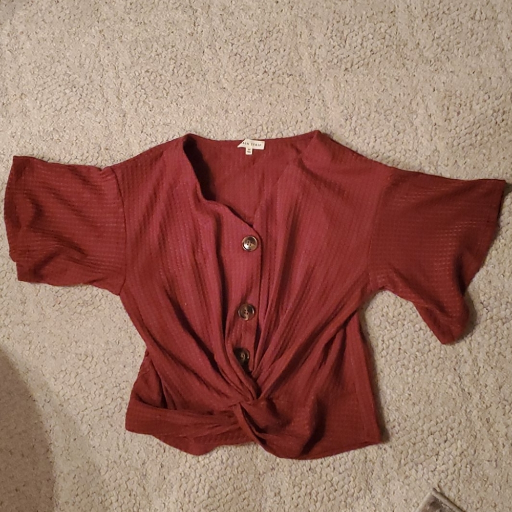 Rust blouse
